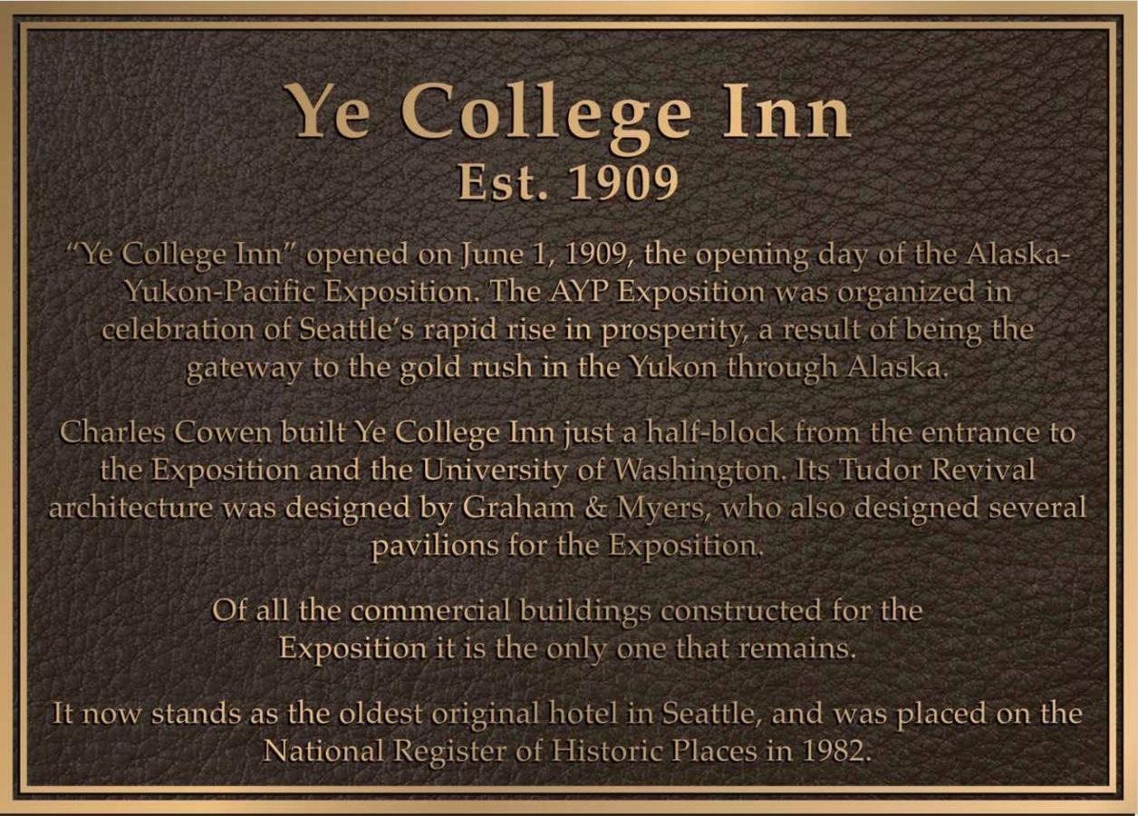 College Inn Hotel Seattle Bagian luar foto